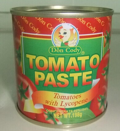 Tomatenpuree 198g×48 - Hard Open Deksel - tomatenpuree1-20